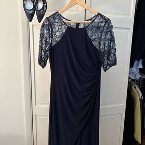 Wore once as MOG - pretty navy blue long